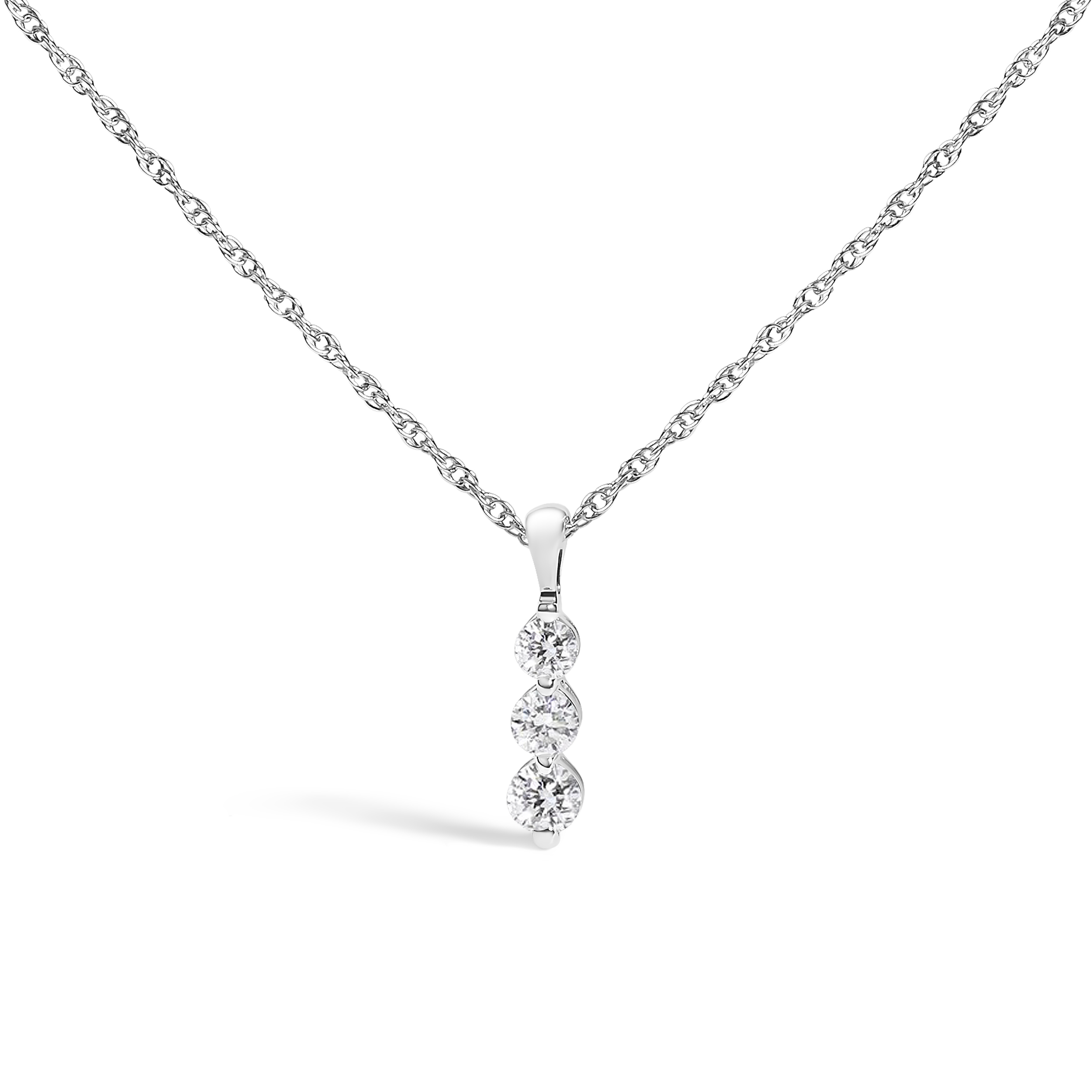 .925 Sterling Silver 1/7 Cttw Lab Grown